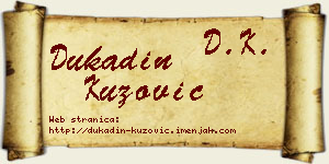 Dukadin Kuzović vizit kartica